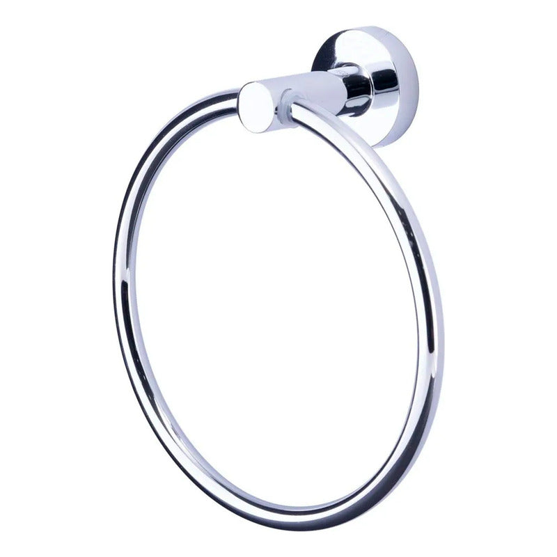 Juego De Accesorios Para Baño Cromado Capri X6 Piezas