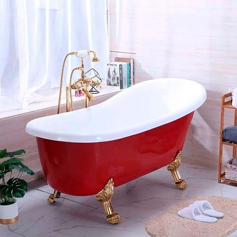 Tina Bañera Santorini Patas Fenix Vintage 1,72mt X 77 X 73cm