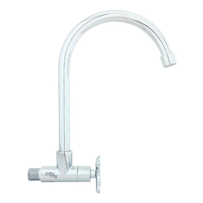Grifería Lavaplatos De Pared Agua Fría De Pared Trébol