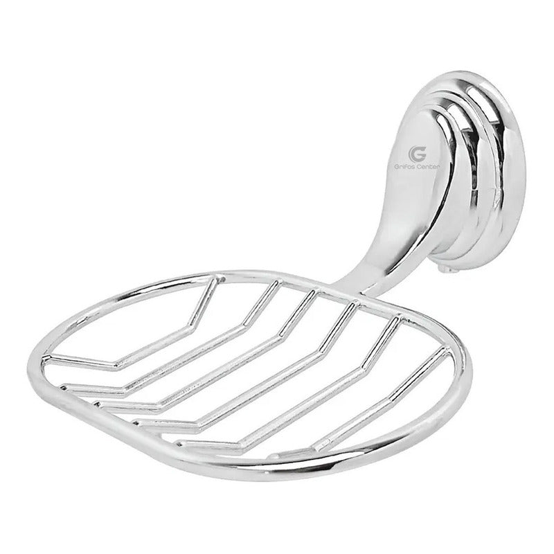 Juego De Accesorios Para Baño Cromado Ovalado X6 Piezas
