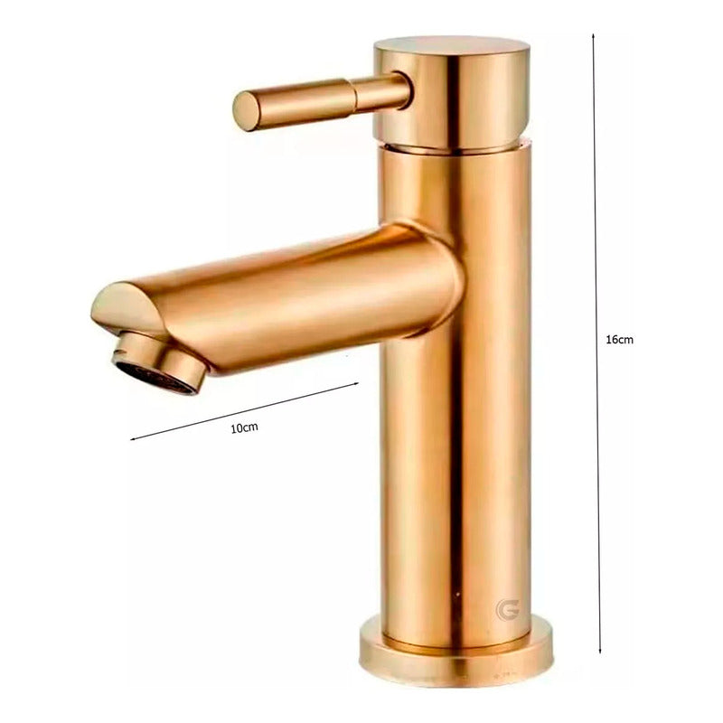 Combo Placa Doble Lavam.121*46,5cm+grifo Monoc.+push Oro3