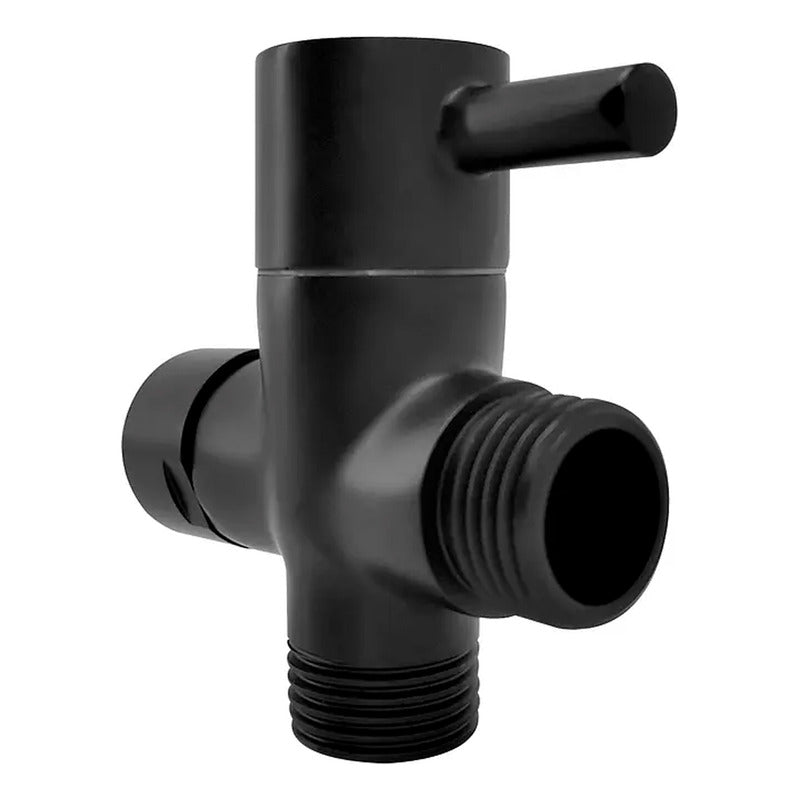 Válvula Desviador Para Ducha Negro