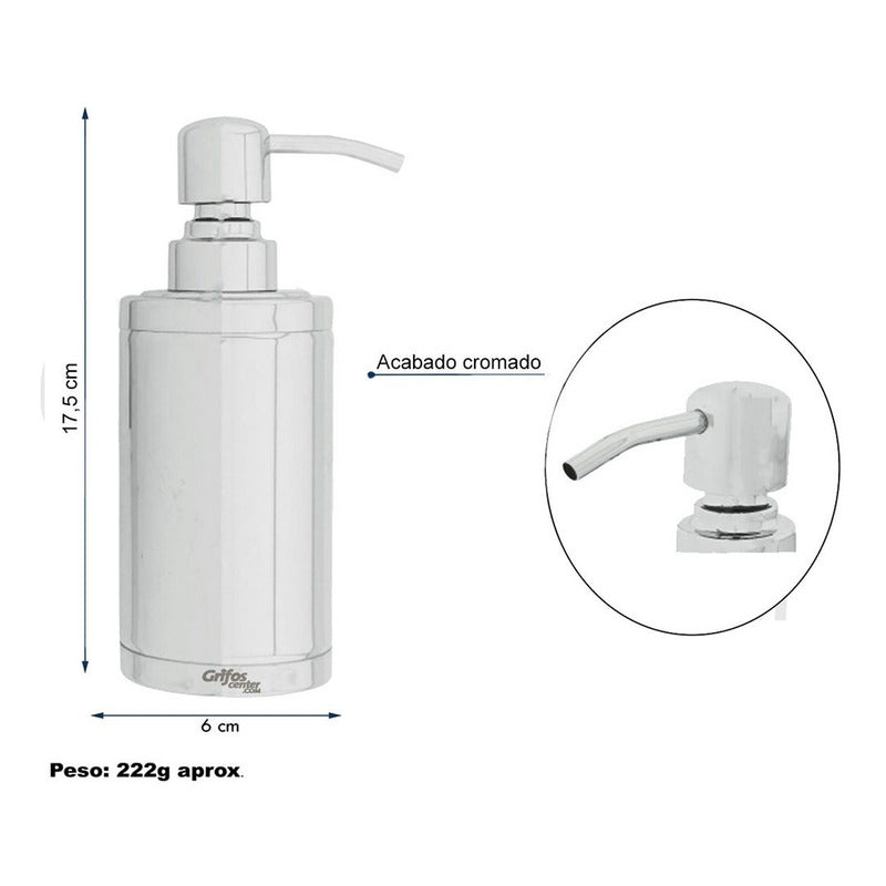 Dispensador De Jabón Liquido Redondo
