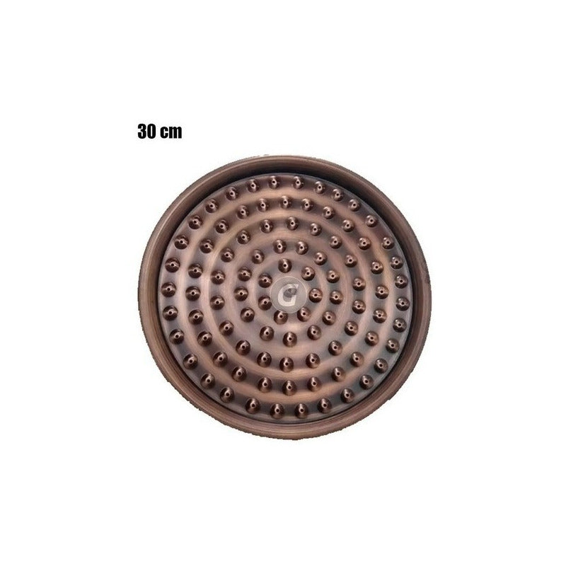 Ducha 25cm Vintage Bronce Antiguo