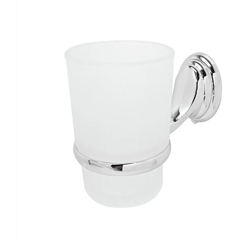 Juego De Accesorios Para Baño Cromado Ovalado X6 Piezas