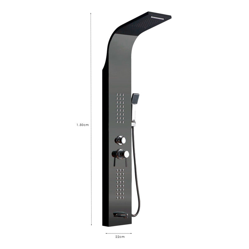 Torreducha Para Baño Negra 5501