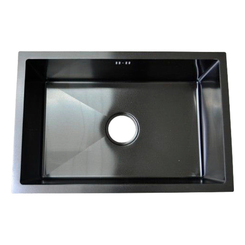 Lavaplatos En Acero 60*40*20cm Negro+accesorios