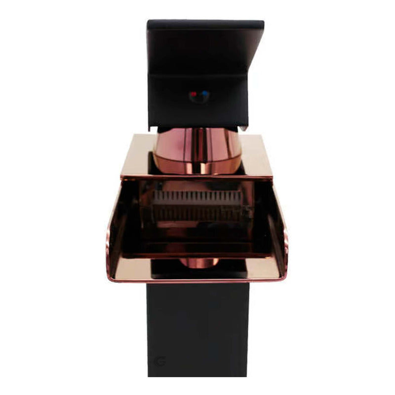 Grifería Monocontrol Lavamanos Baja Cascada Negro/rosa Vinta