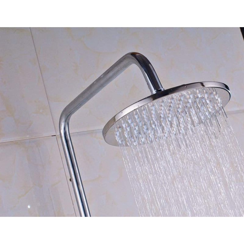 Columna De Ducha + Regadera + Teleducha Cromada