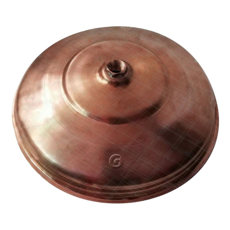 Ducha Cobre 30cm Con Niple A Techo Vintage