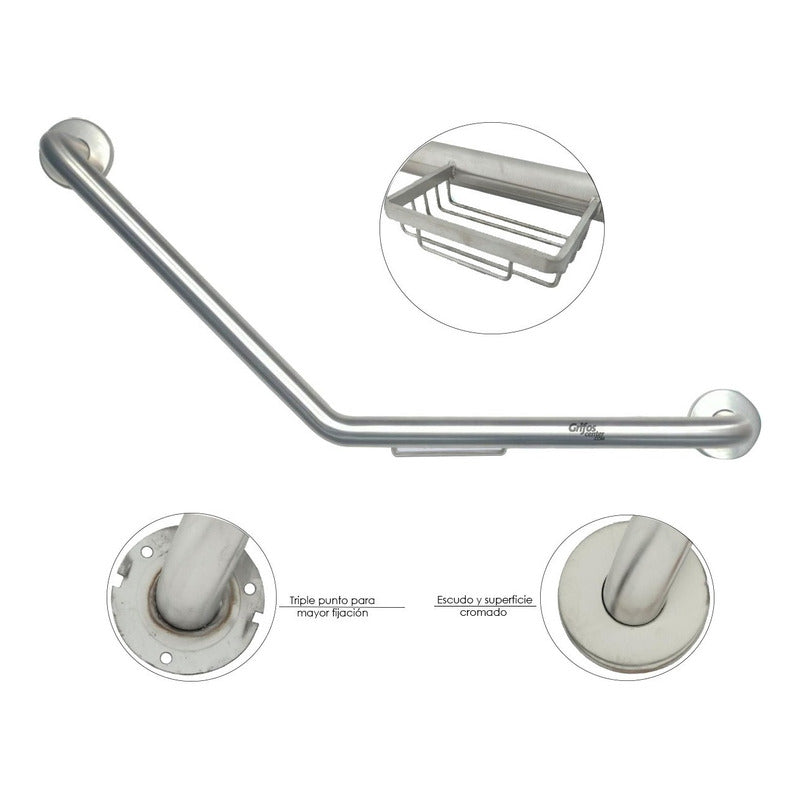 Barra De Seguridad En L Institucional Con Canastilla