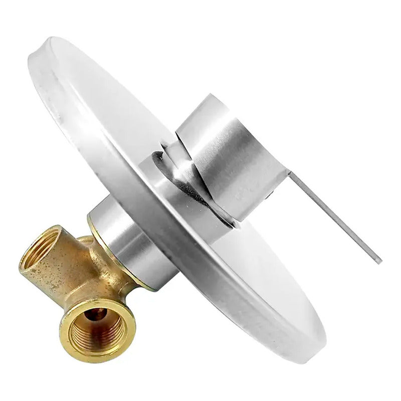 Mezclador Monocontrol Redondo Ducha Inox 304 15cm