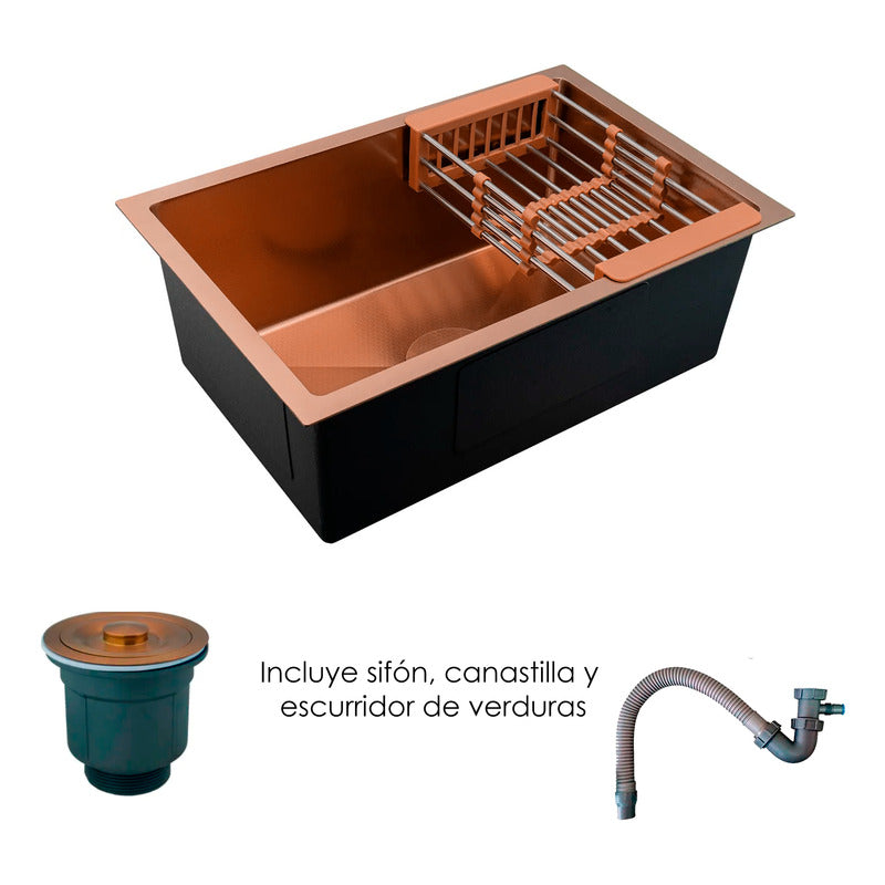 Combo Lavaplatos 60*45cm+griferia Lvp Rose Extra Lin+acc
