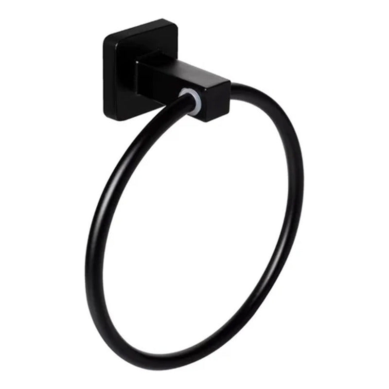 Juego De Accesorios Para Baño Negro Mate