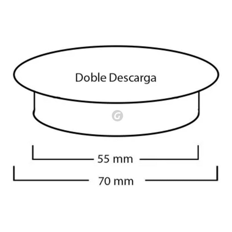 Repuesto Botón Doble Descarga Para Sanitario