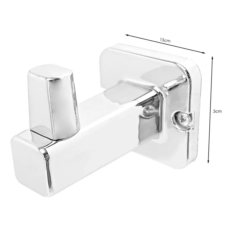 Juego De Accesorios Para Baño Base Cuadrada Abs X6