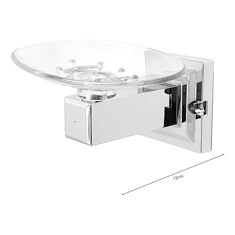 Jabonera Para Baño Cromada Tamesis