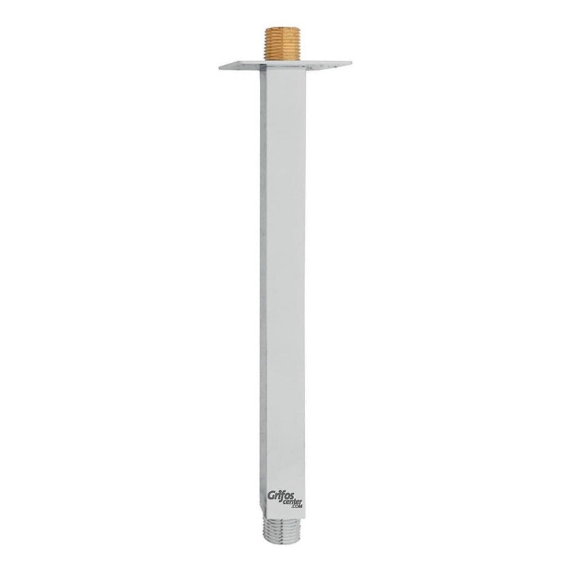 Tubo Cuadrado Ducha Techo Bronce 26,5cm