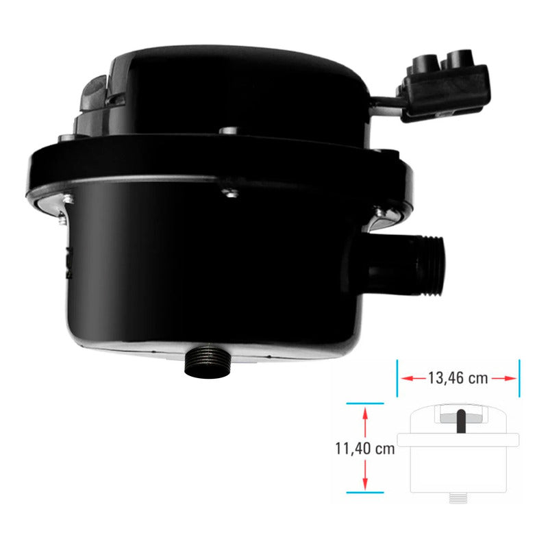 Ducha Eléctrica Victory Negra Dirigible 110v-220v