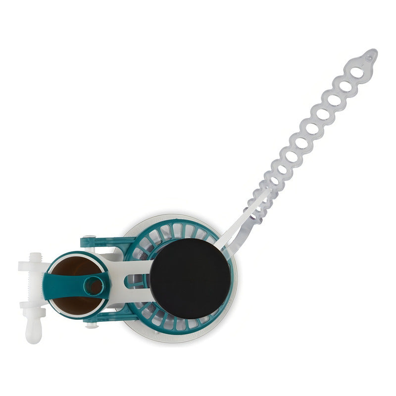 Válvula Descarga Nuki 2 Piezas Catapulta 26cm + Botón Grival
