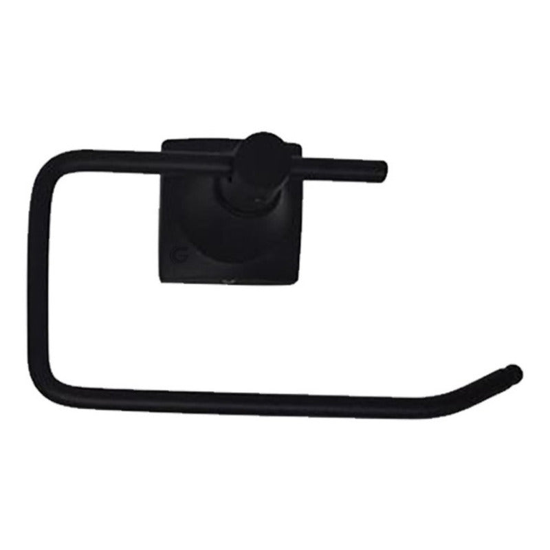 Juego De Accesorios Para Baño Negro Mate X6 Piezas