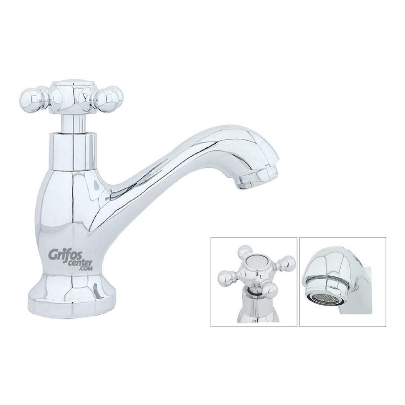 Grifería Lavamanos Agua Fría Baja Croceta