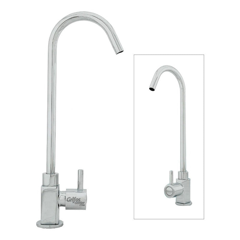 Grifería Filtro Agua Fría Cuello Ganso Delgado (1/2)