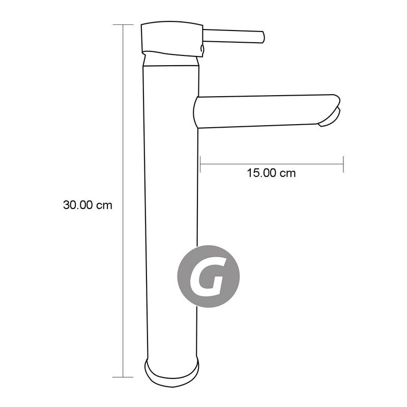 Griferia Tubular Mezclador Monocontrol Vintagebronce Antiguo