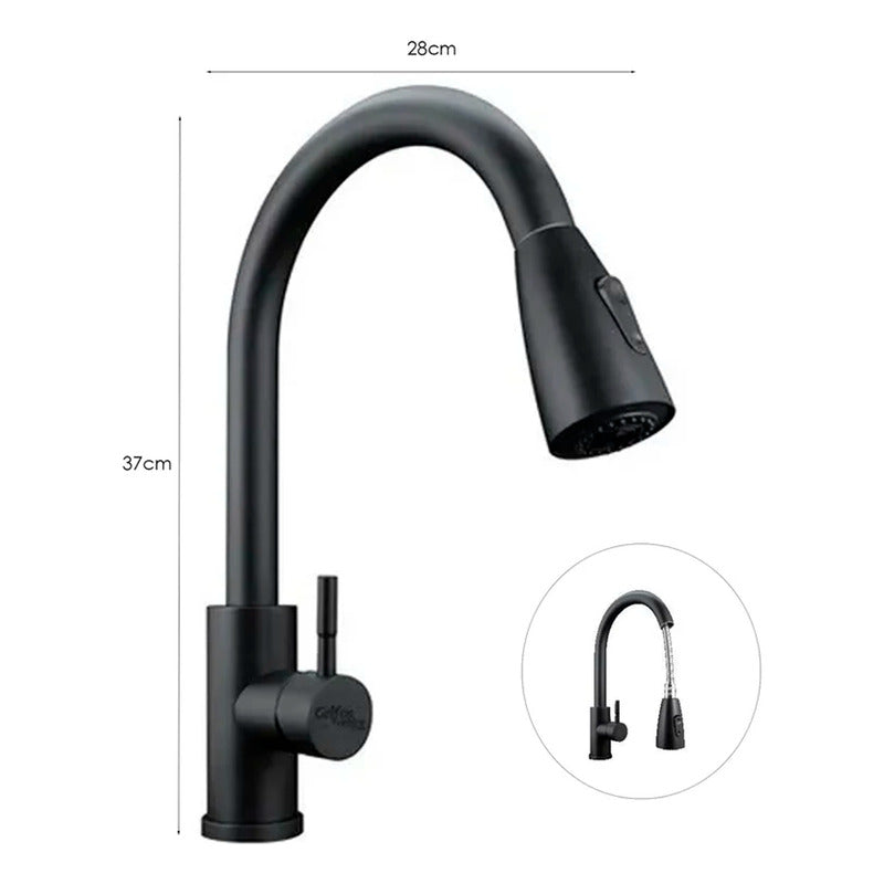 Combo Lavaplatos 51*45cm+griferia Lvp Extraible+ Accesorios