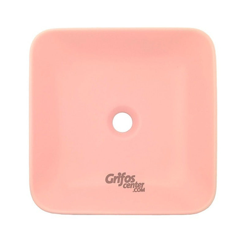 Lavamanos Rosa Cuadrado 36cm Rosa