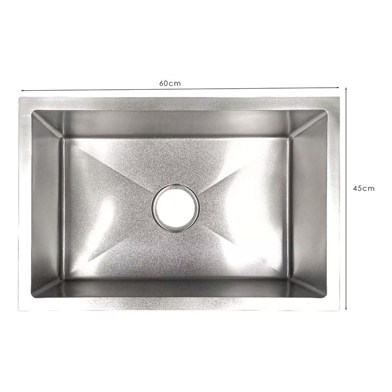 Combo Lavaplatos 60*45cm+grif.extraible+dispensador Y Acc