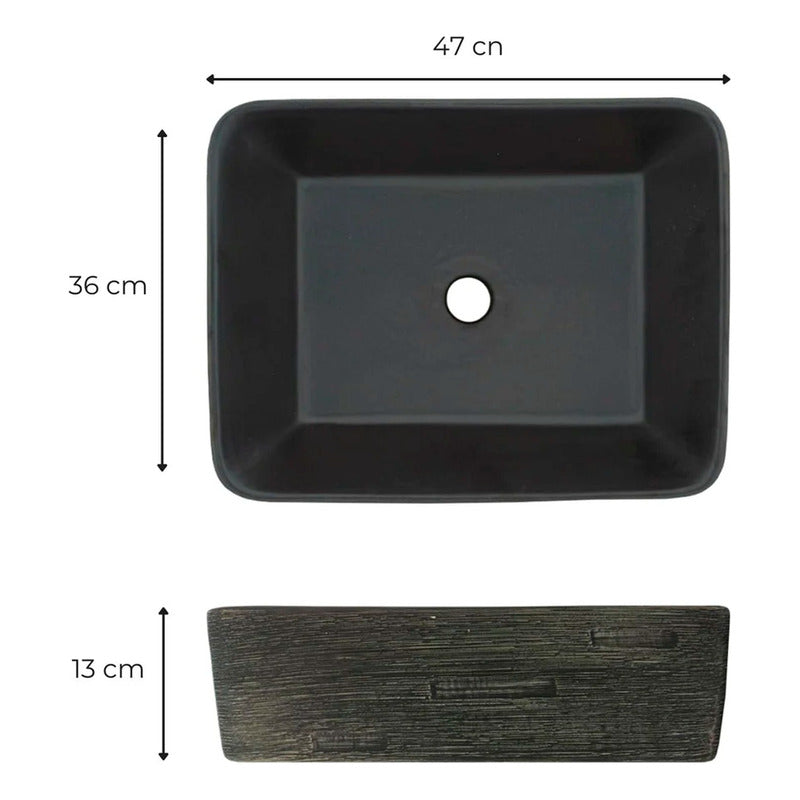 Lavamanos Rectangular Panther