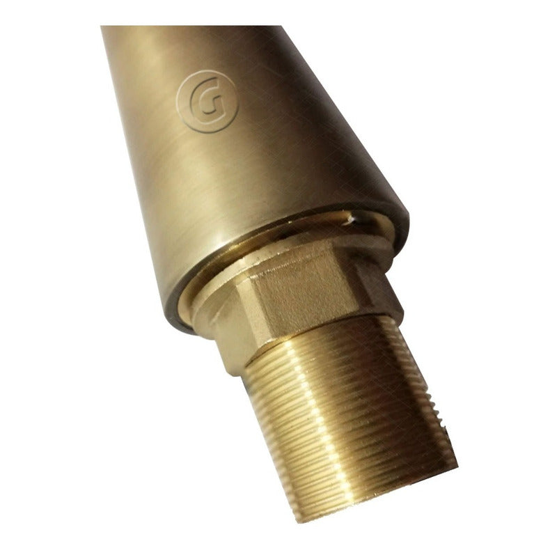 Griferia Mezclador Monocontrol Vintage Bronce Antiguo