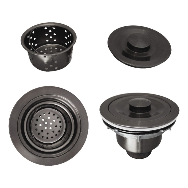 Canastilla Para Lavaplatos Acero Inox. 304 Negro