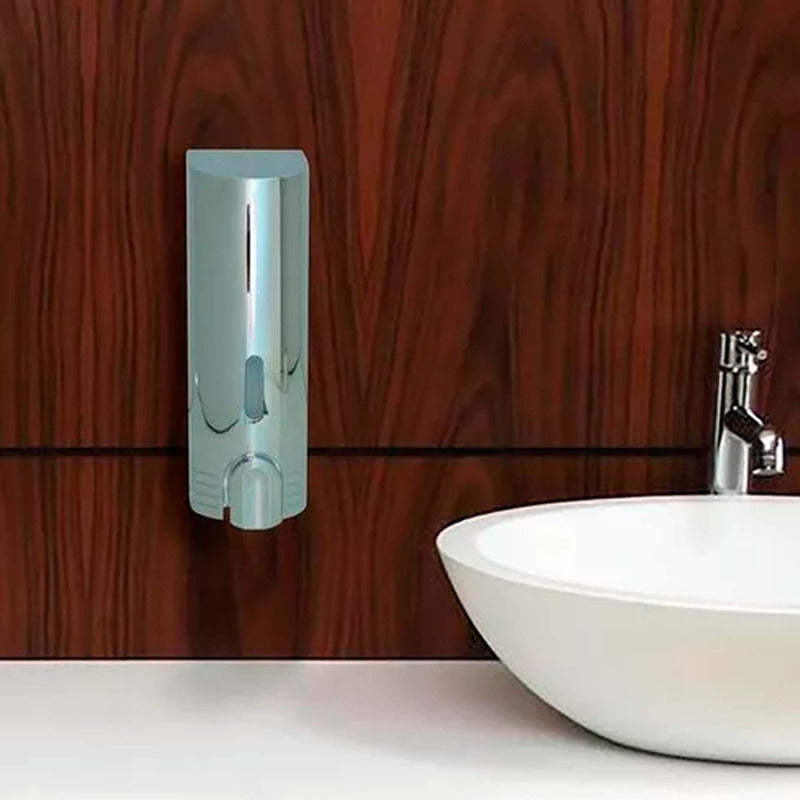 Dispensador De Jabón Baño Cromado 300ml