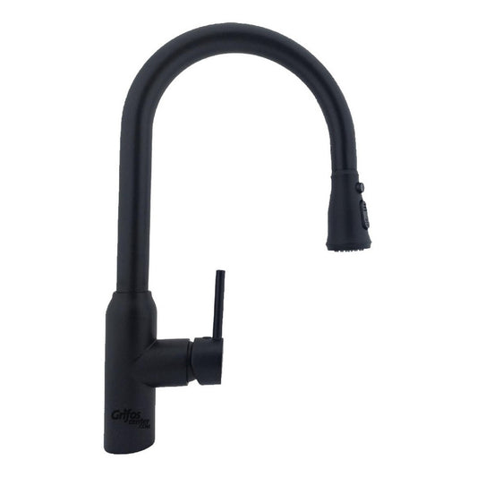 Grifería Lavaplatos Monocontrol Extraíble Mate Vintage Ba