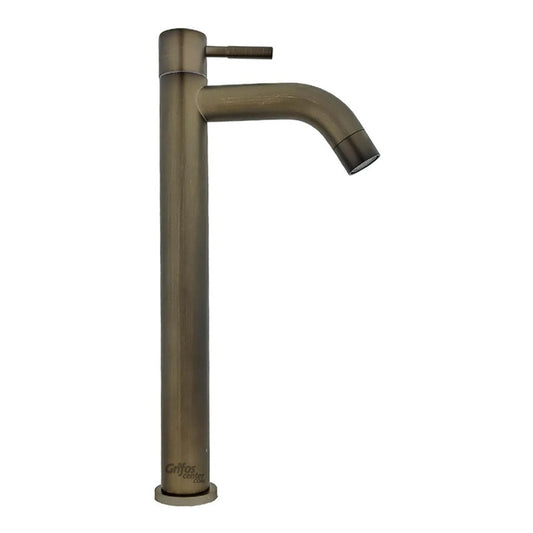 Grifería Lavamanos Agua Fría Alta Vintage Cylinder