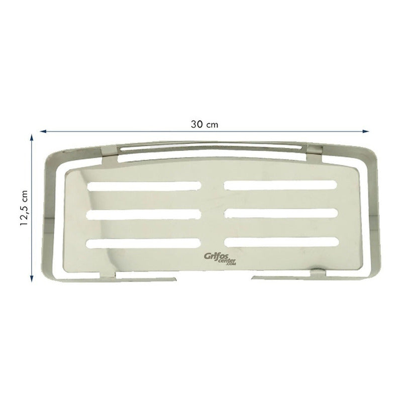 Repisa Para Baño En Acero Rectangular