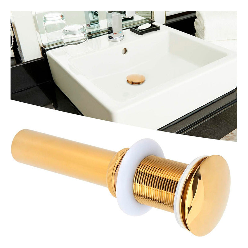 Desagüe De Push Dorado Vintage
