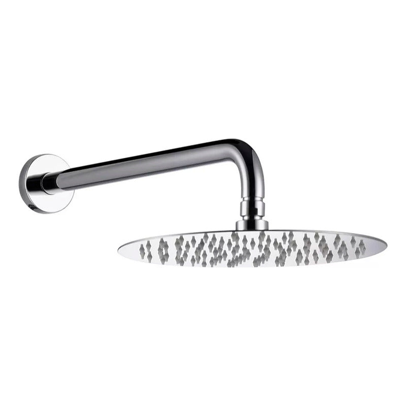 Ducha Redonda+ Tubo Redondo Acero