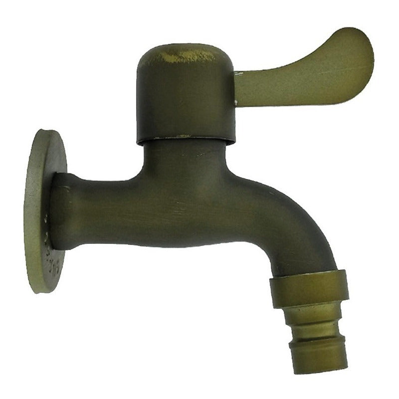 Grifería Lavamanos Agua Fría De Pared Vintage