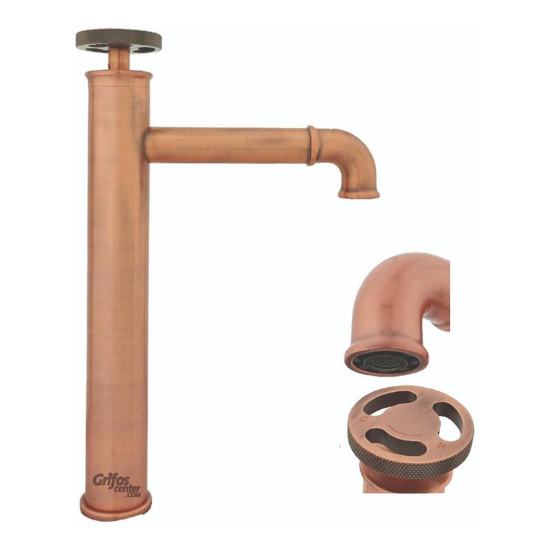 Griferia Monocontrol Lavamanos Industry Rose