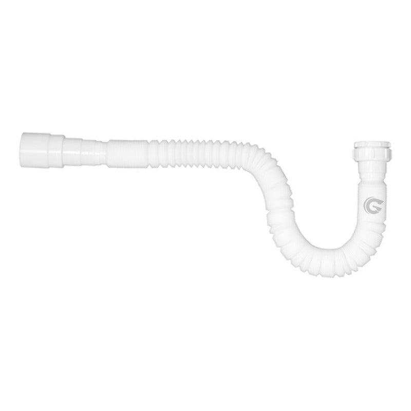 Sifon 1 Salida Flexible Extralargo Min 60cm Max 1.70 Mts