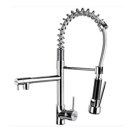 Griferia Monocontrol Lavaplatos Con Doble Funcion Spray