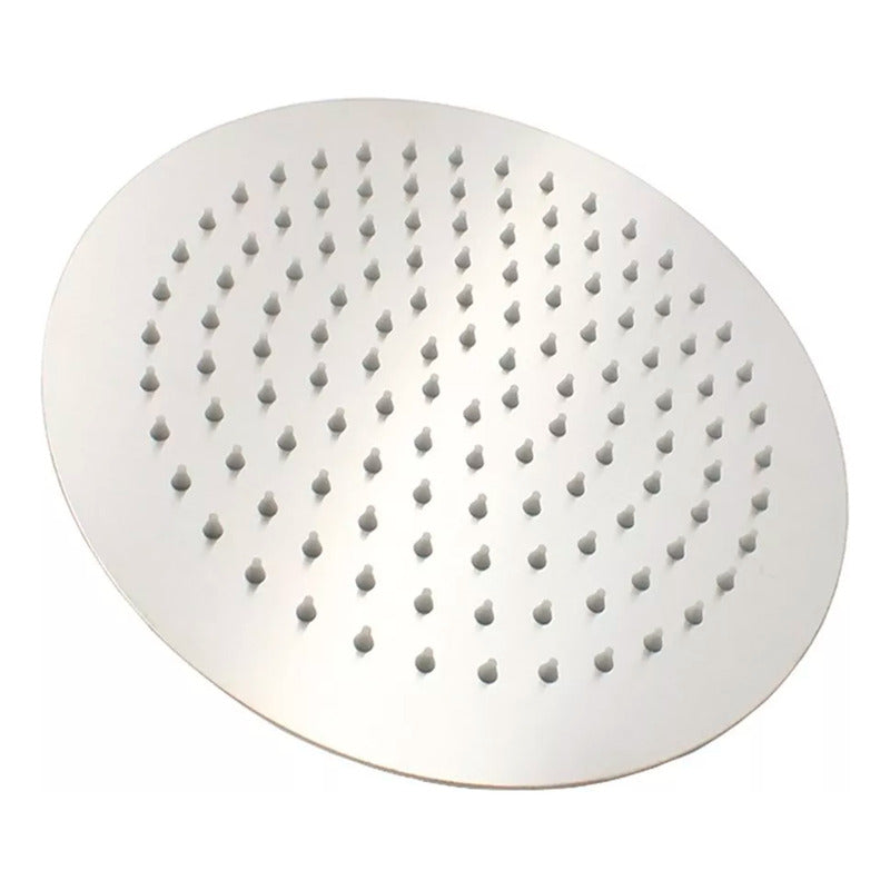Ducha Regadera 20cm Satinada + Tubo