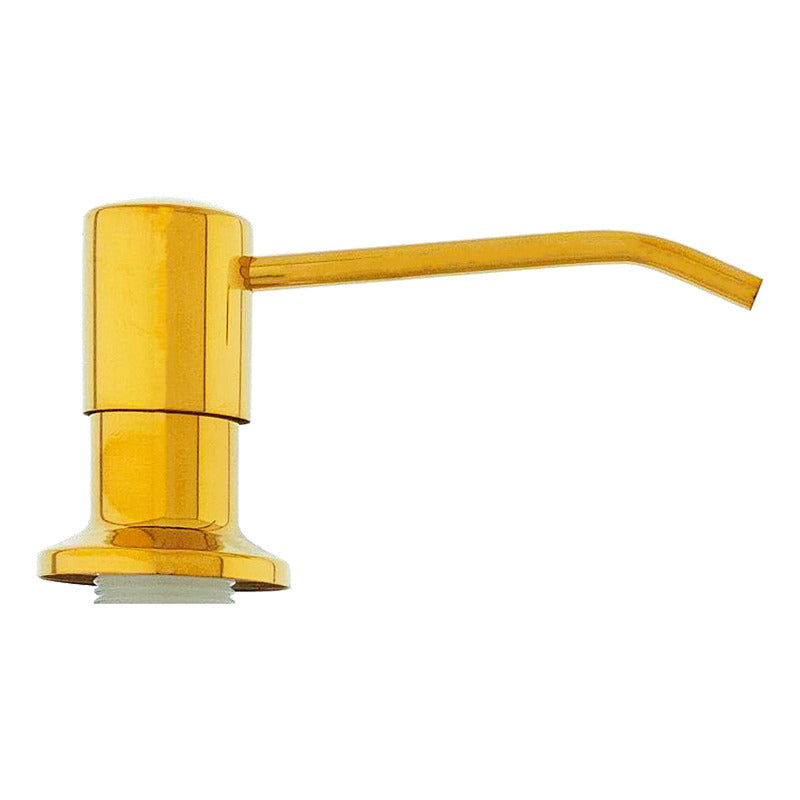 Dispensador Jabón Mesa De Cocina Tapa Dorada