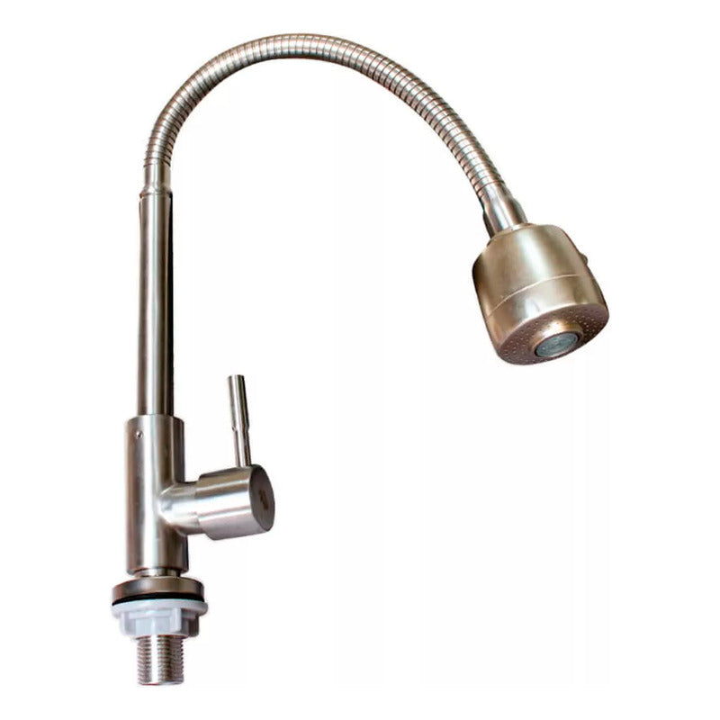 Griferia Llave Lavaplatos Flexible Agua Fria Linea Economica