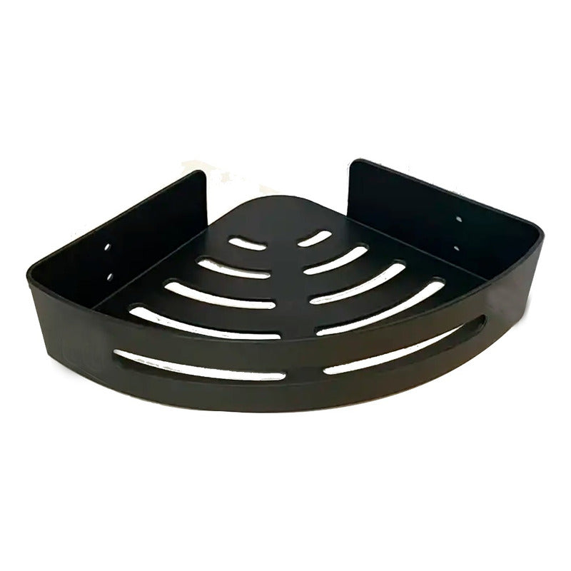 Organizador Repisa Esquinero Para Ducha/baño Acero Negro