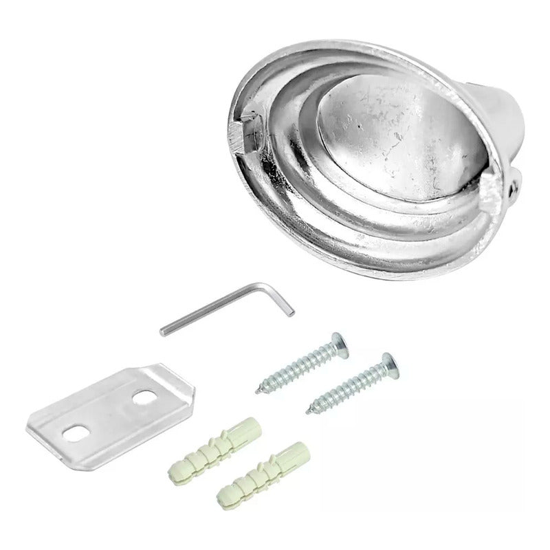 Perchero Para Baño Metálico Cromado