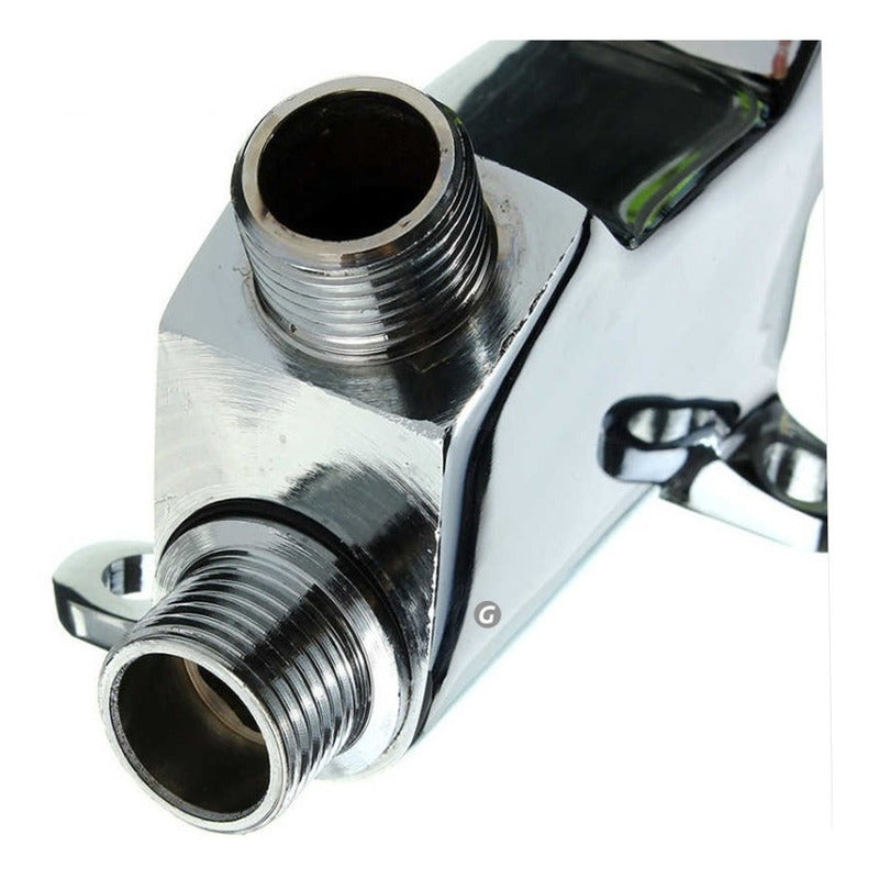 Válvula Llave De Pedal + Cuello Redondo Metálico + Acoples